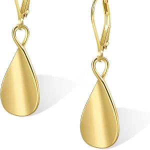 FirstMadam Fashion Brass Heart Shaped Hook Round Hook Best Selling Earrings for Women Wholesale Price