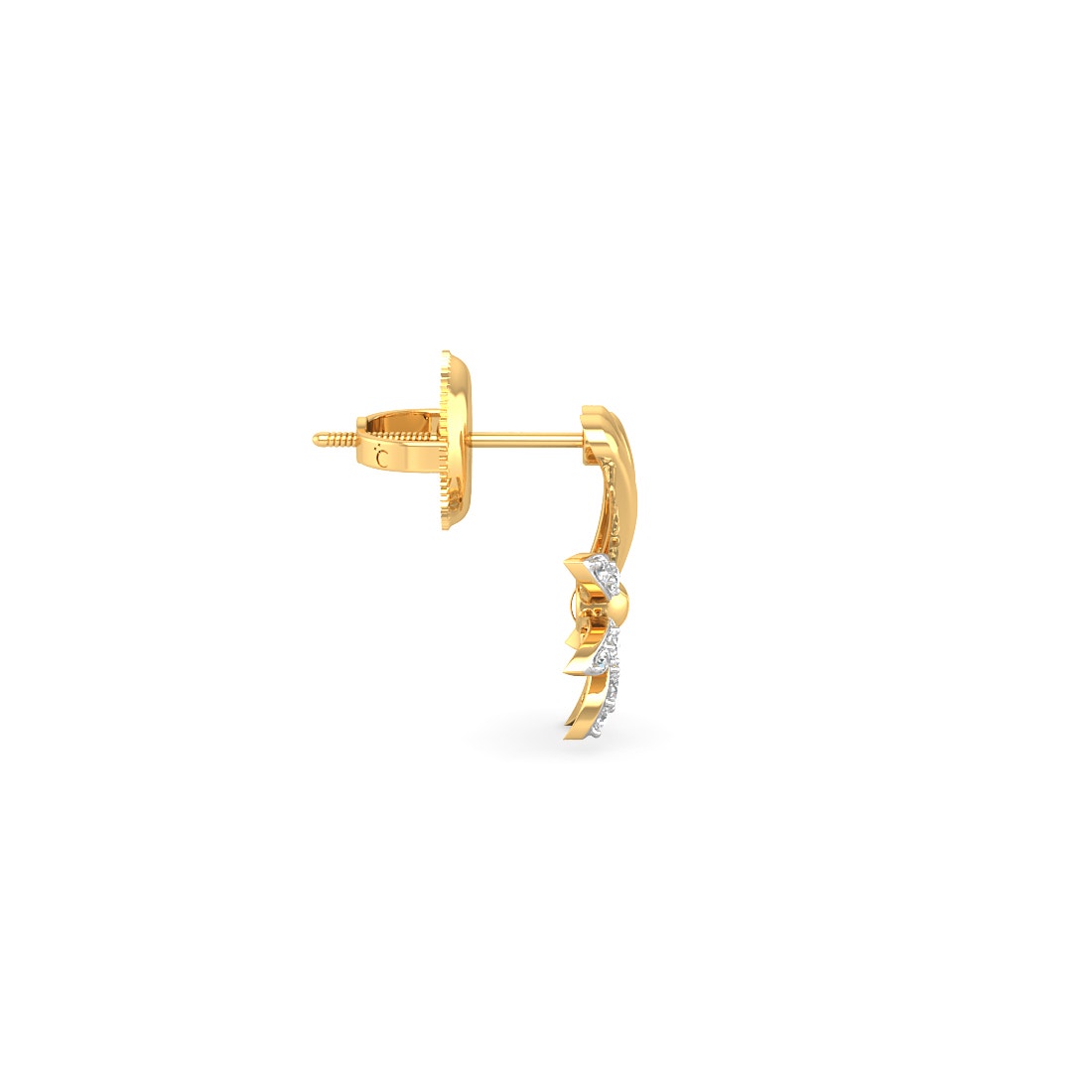 FirstMadam Alkali Diamond Earrings 18K Yellow Gold Earring Studs FirstMadam Alkali Diamond Earrings 18K Yellow Gold Earring Studs