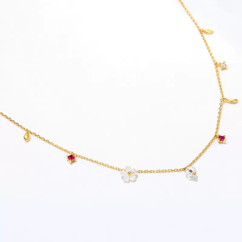 FirstMadam Daily Wear Gold Plated Charm Pendant Chain for Girl FirstMadam Daily Wear Gold Plated Charm Pendant Chain for Girl