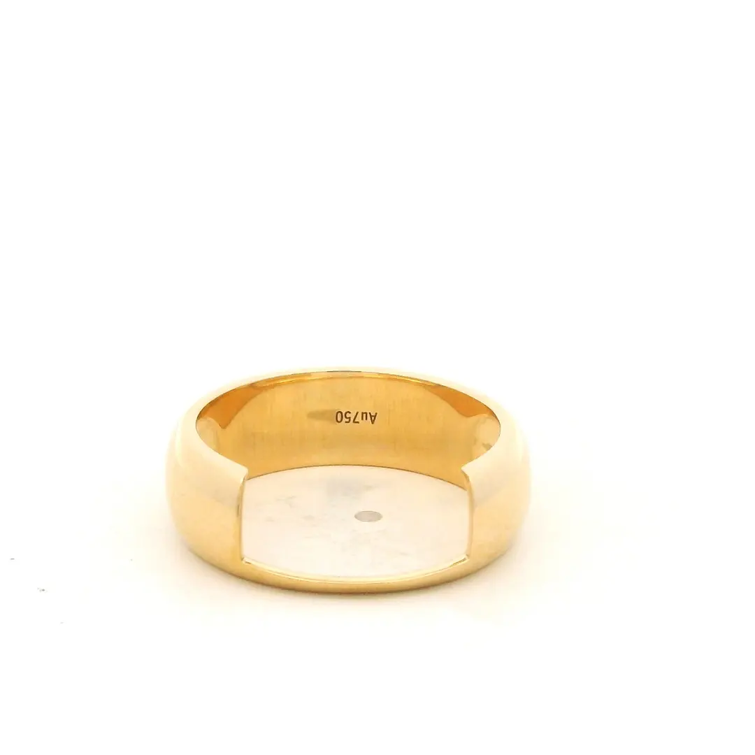 18K GOLD Open Band Ring Solid Plain Smooth Adjustable Wedding Band for Men Women 18K GOLD Open Band Ring Solid Plain Smooth Adjustable Wedding Band for Men Women