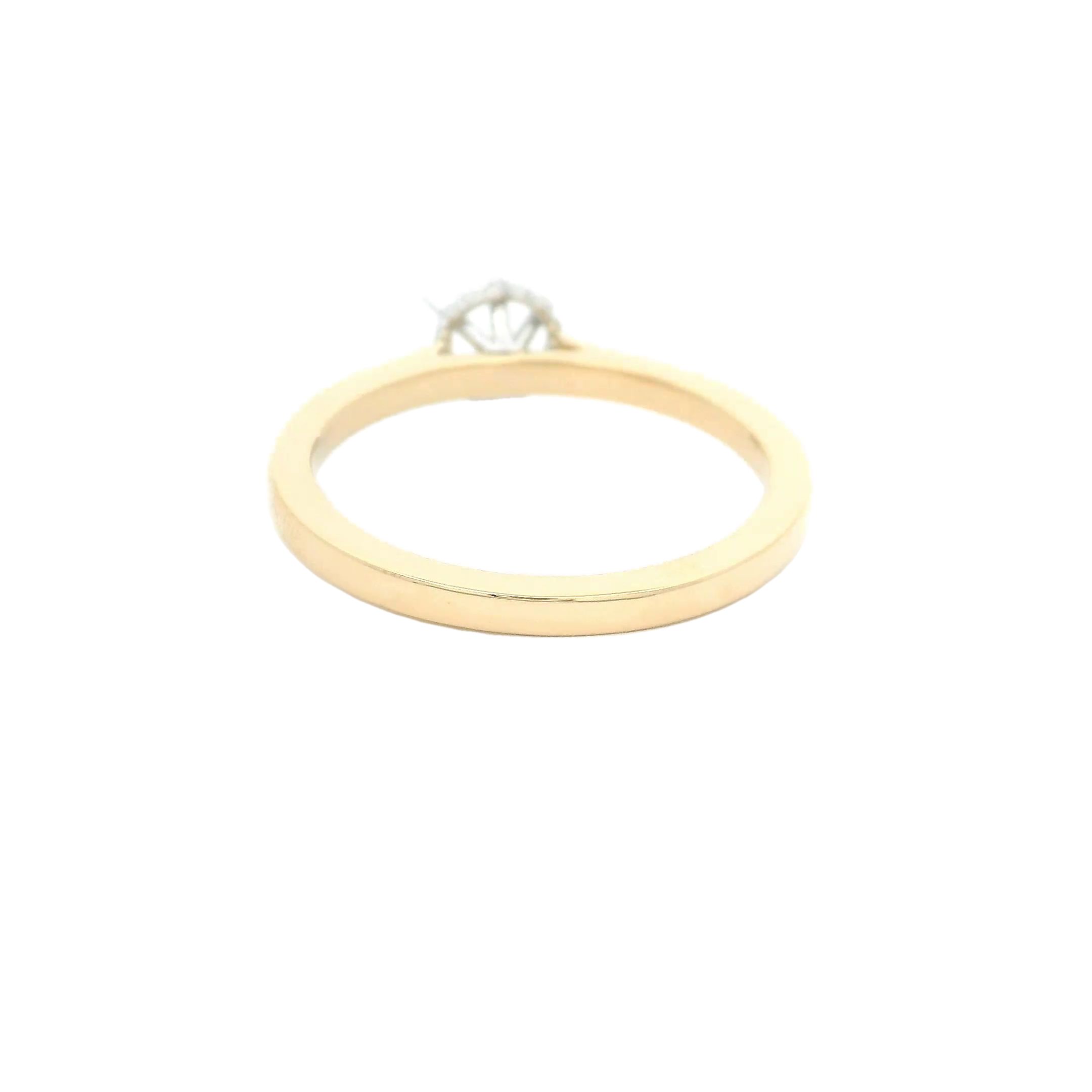 FirstMadam Fine Jewelry 18K Yellow Gold and White Gold Tone Engagement Ring Setting (3) FirstMadam Fine Jewelry 18K Yellow Gold and White Gold Tone Engagement Ring Setting