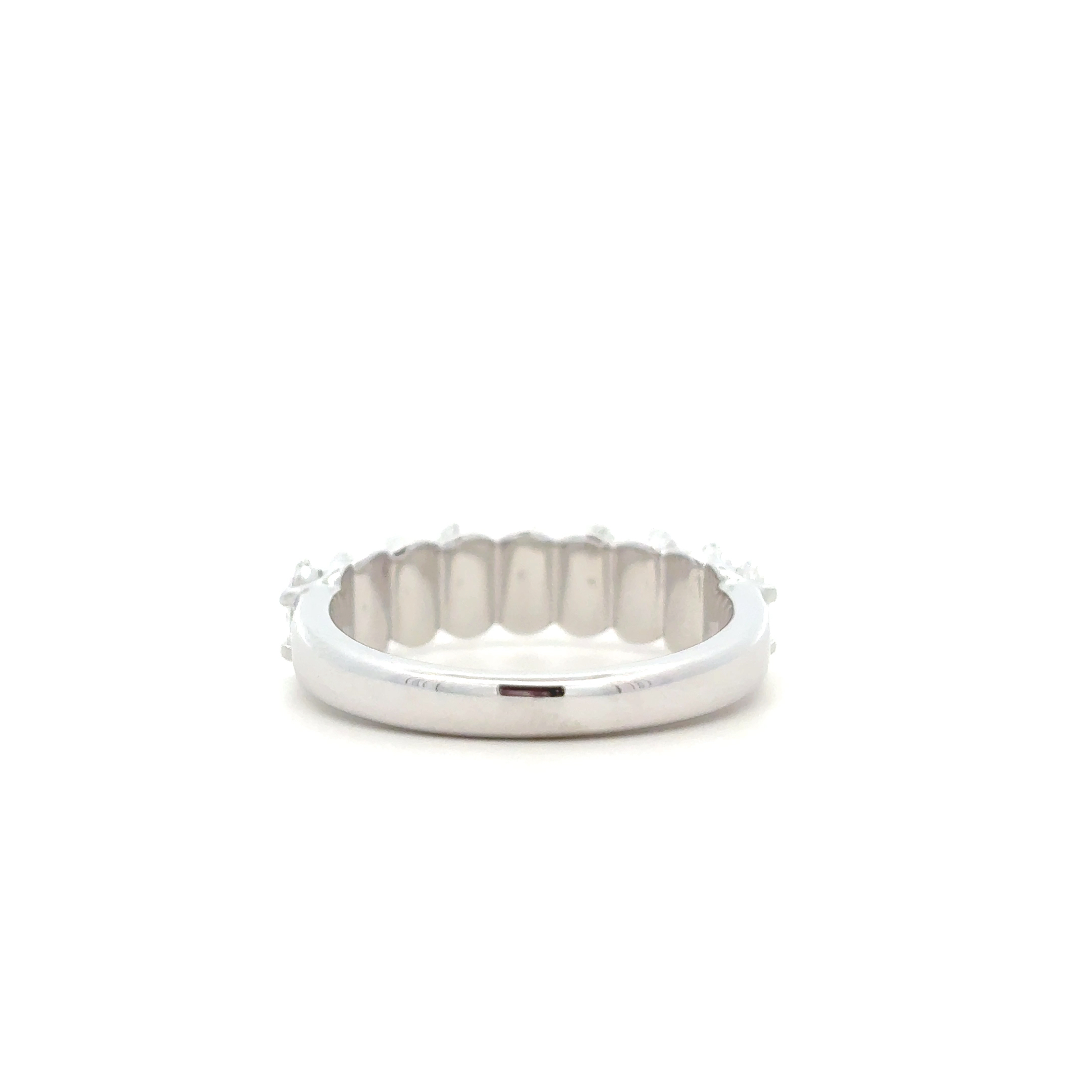 FirstMadam Custom Made 18K White Gold Oval Cut Lab Diamond Ring-3 FirstMadam Custom Made 18K White Gold Oval Cut Lab Diamond Ring